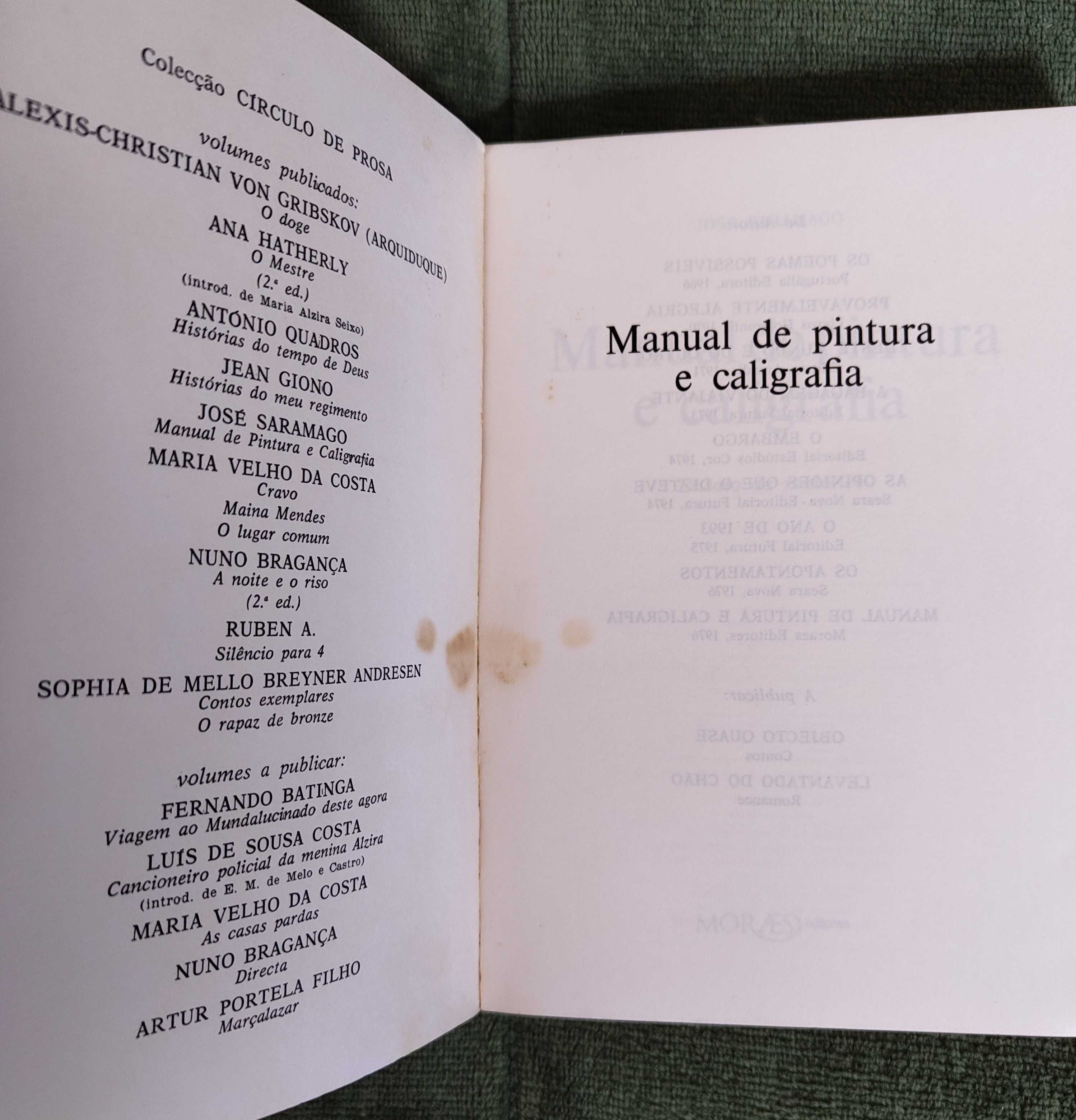 Manual da Caligrafia Saramago