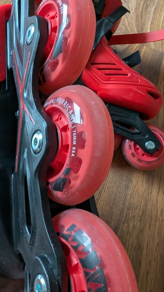 Nowe rolki dziecięce Powerslide Khaan regulowane 31-34
