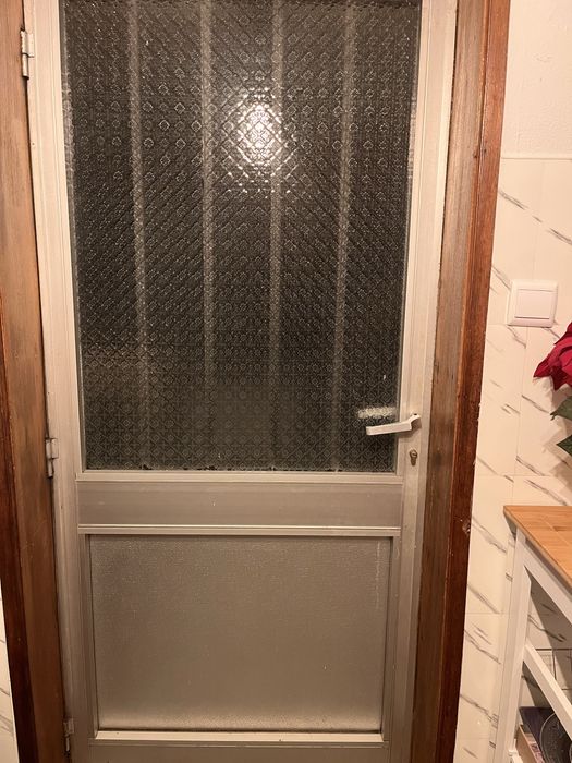 Porta de entrada de aluminio 194x87cm