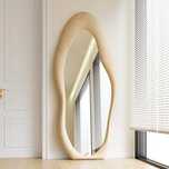Lustro / lusterko / nieregularne / kremowe / 60x160cm /CEIEVER !A2529!