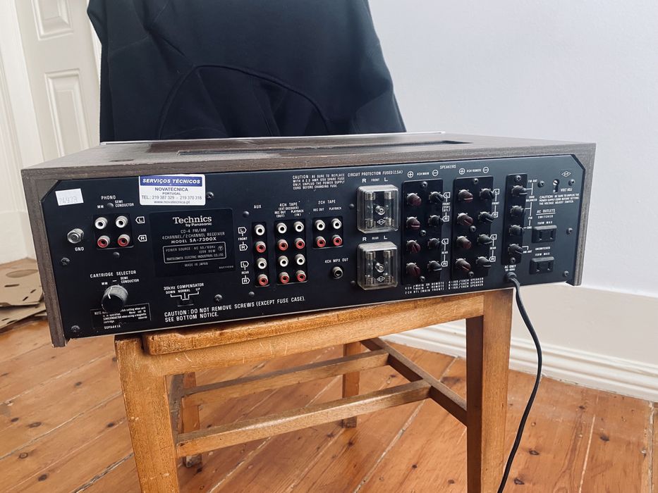 Amplificador Panasonic Technics + Colunas B&O (Vintage)