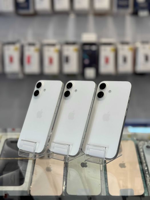 NOWY iPhone 16 White 128 GB • 100% BATERIA • biały • GWARANCJA •