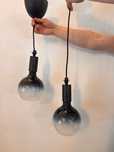 Zestaw 2 okrągłych lamp z ciepłym światłem Ikea