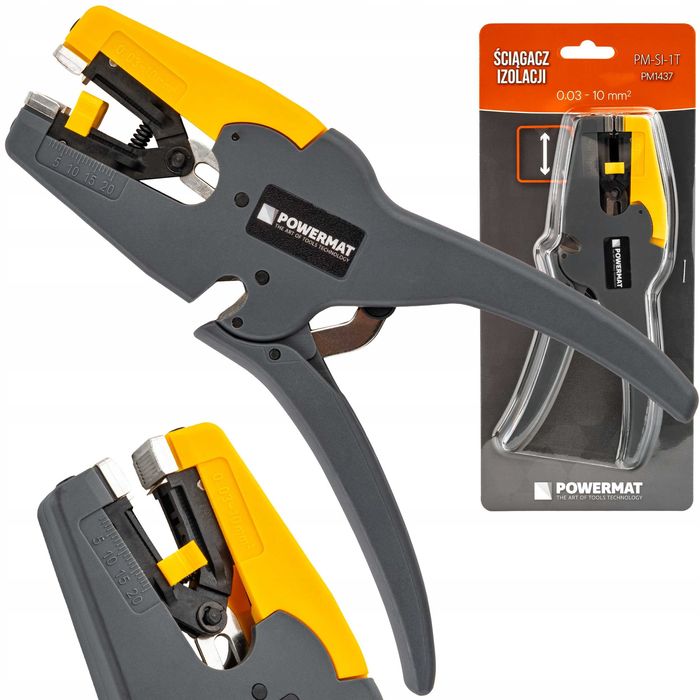 Ściągacz do izolacji kabli przewodów automatyczne szczypce 0,03-10 mm²