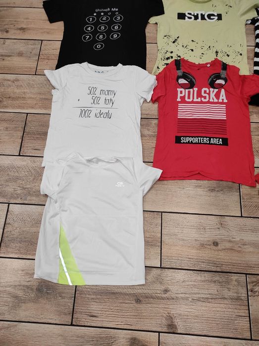 T-shirty 8szt rozm.146