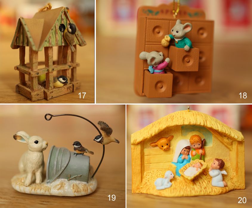 Іграшки на ялинку / Hallmark / різдвяні іграшки