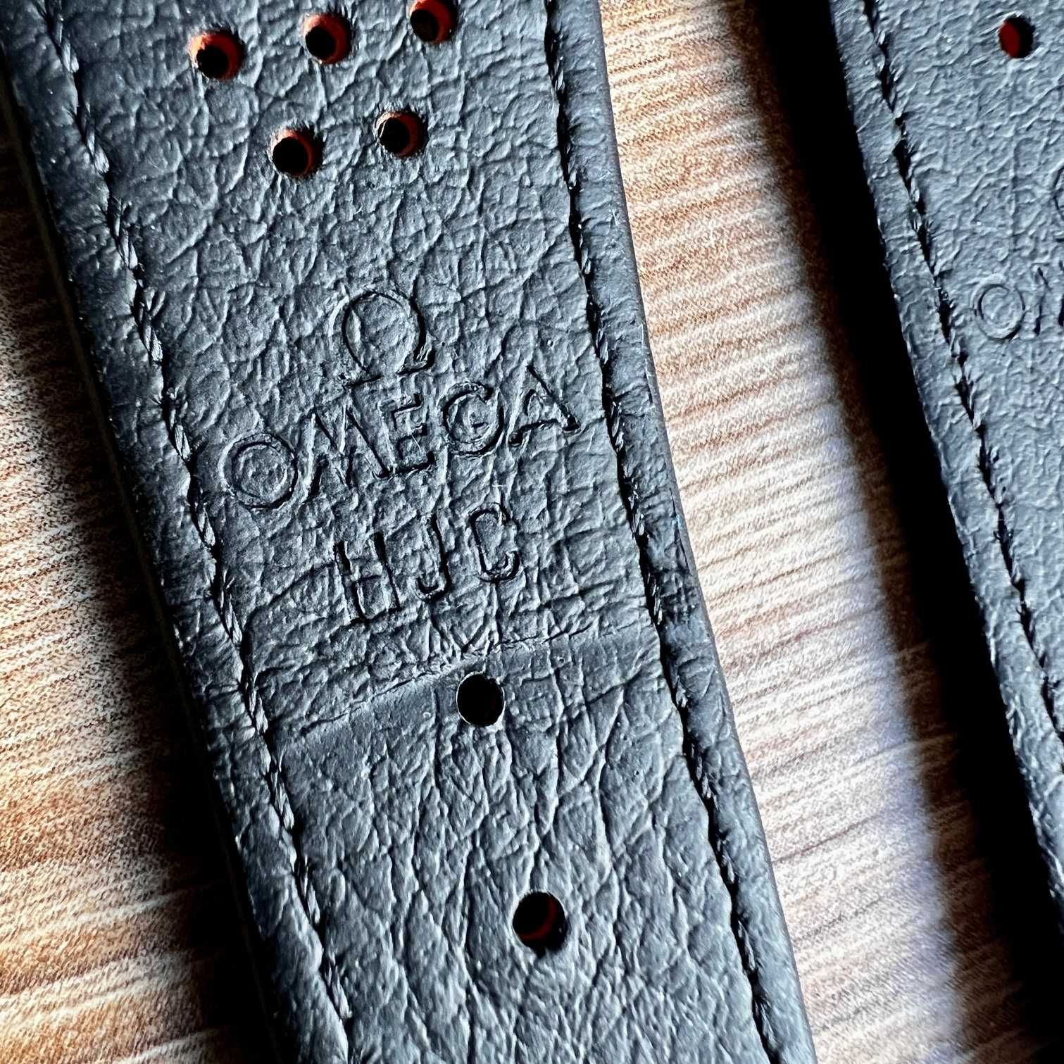 Bracelete Pele Relógio Omega CUZ007470 Original 21mm Speedmaster