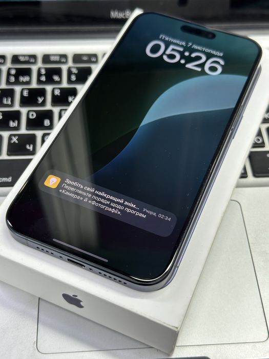 iPhone 15 Pro Max 512Gb Blue Neverlock ідеальний стан