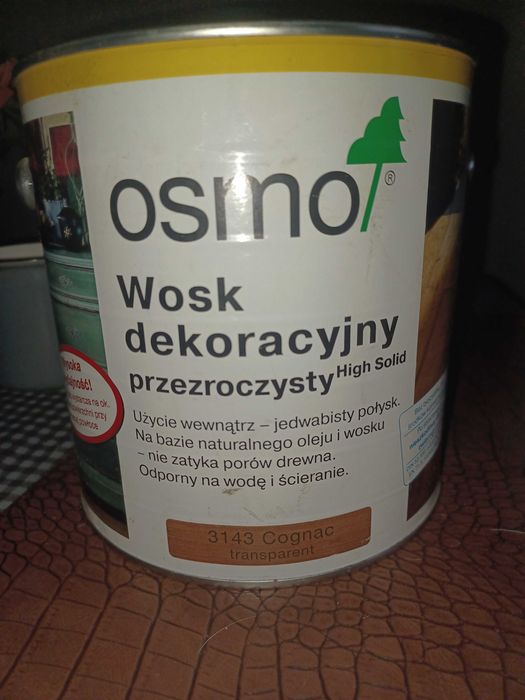 OSMO Wosk dekoracyjny 3143 kol. COGNAC / brąz / - puszka 2,5  l.