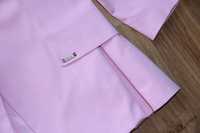 simple rozowa marynarka koszula bluzka xs 34 36 s