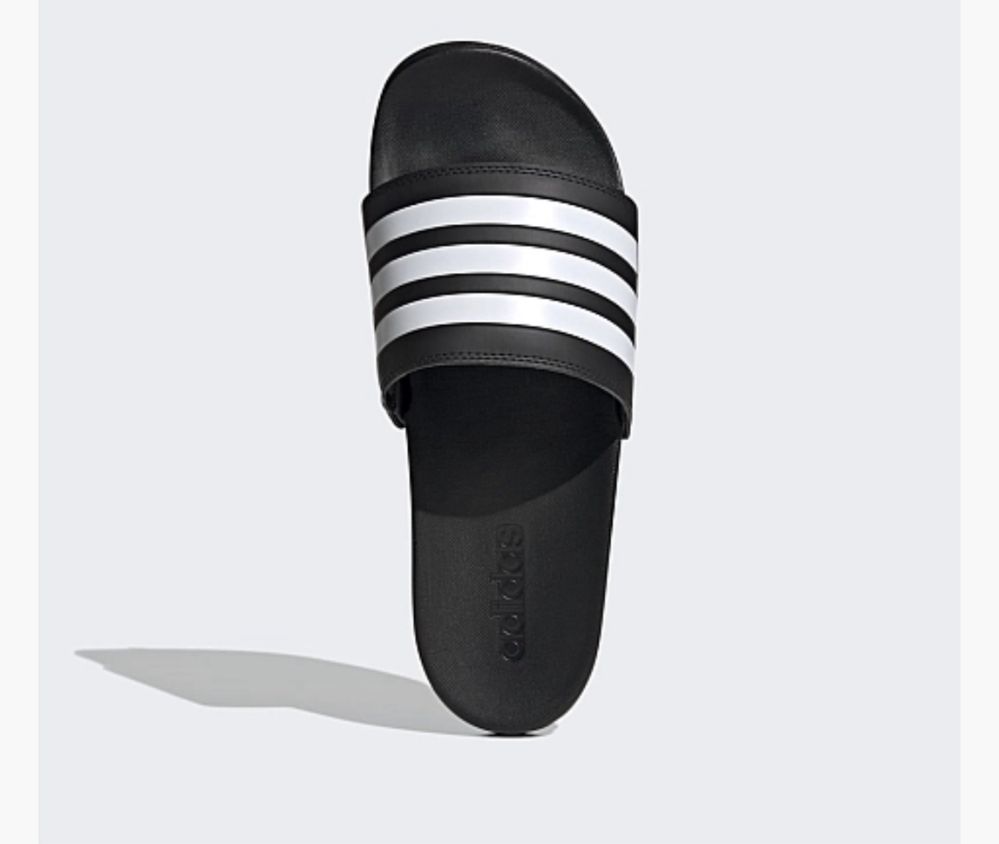 Тапочки Adidas Adilette Comfort Slides Black/White