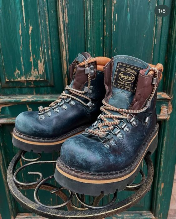 Вінтажні чоботи Dockers water resistant hand made leather boots