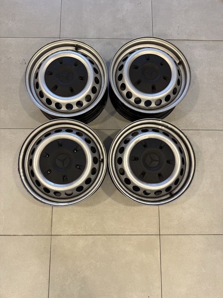 4 jantes 16 com tampão originais mercedes sprinter