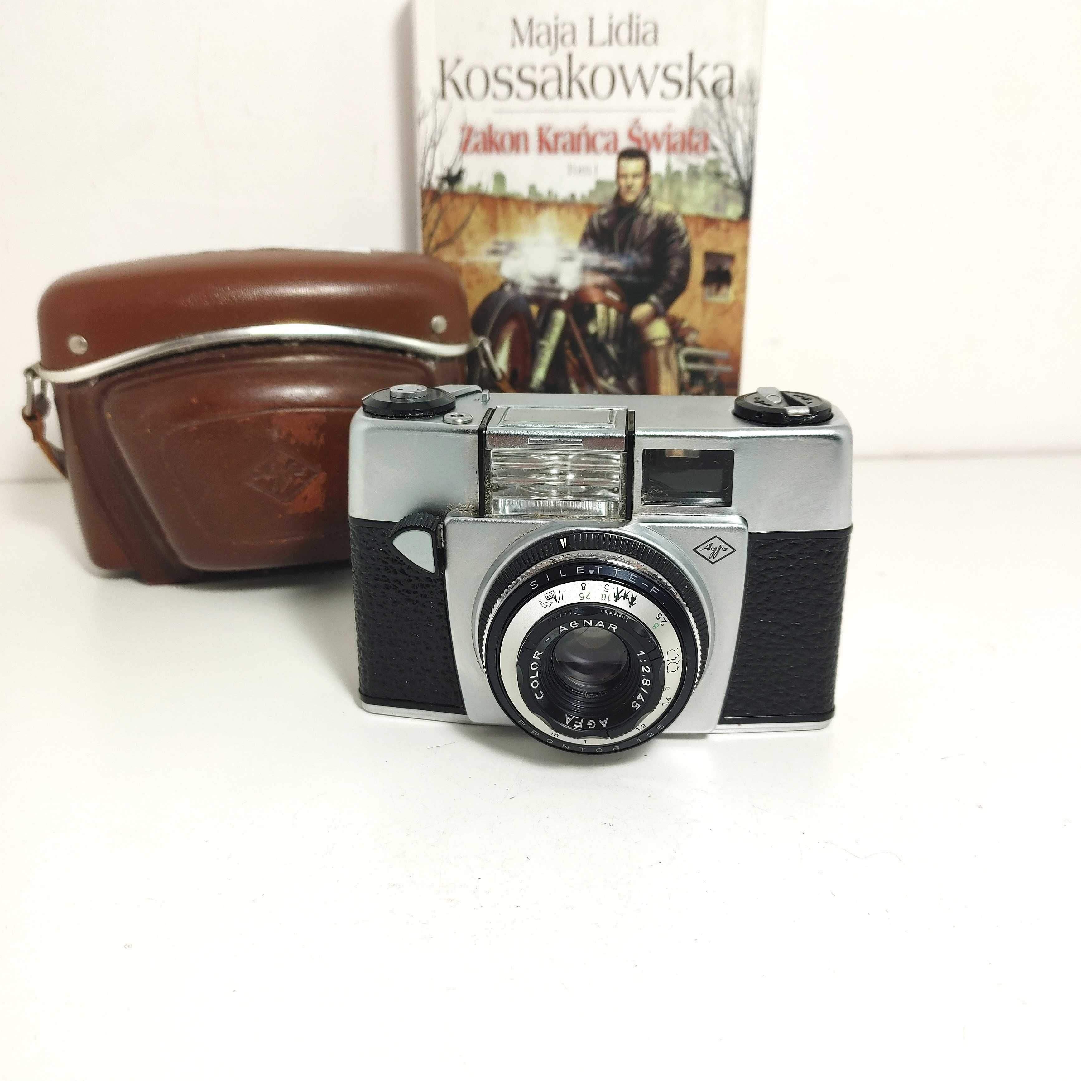 Bardzo ładny i niepospolity aparat analogowy Agfa Silette F z 1963 r