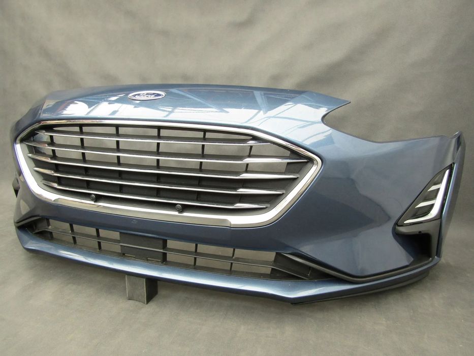 Zderzak przedni Ford Focus MK4 18 - 22 Bez Pdc Lakier Chroma Blue