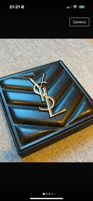 YSL puder transparentny