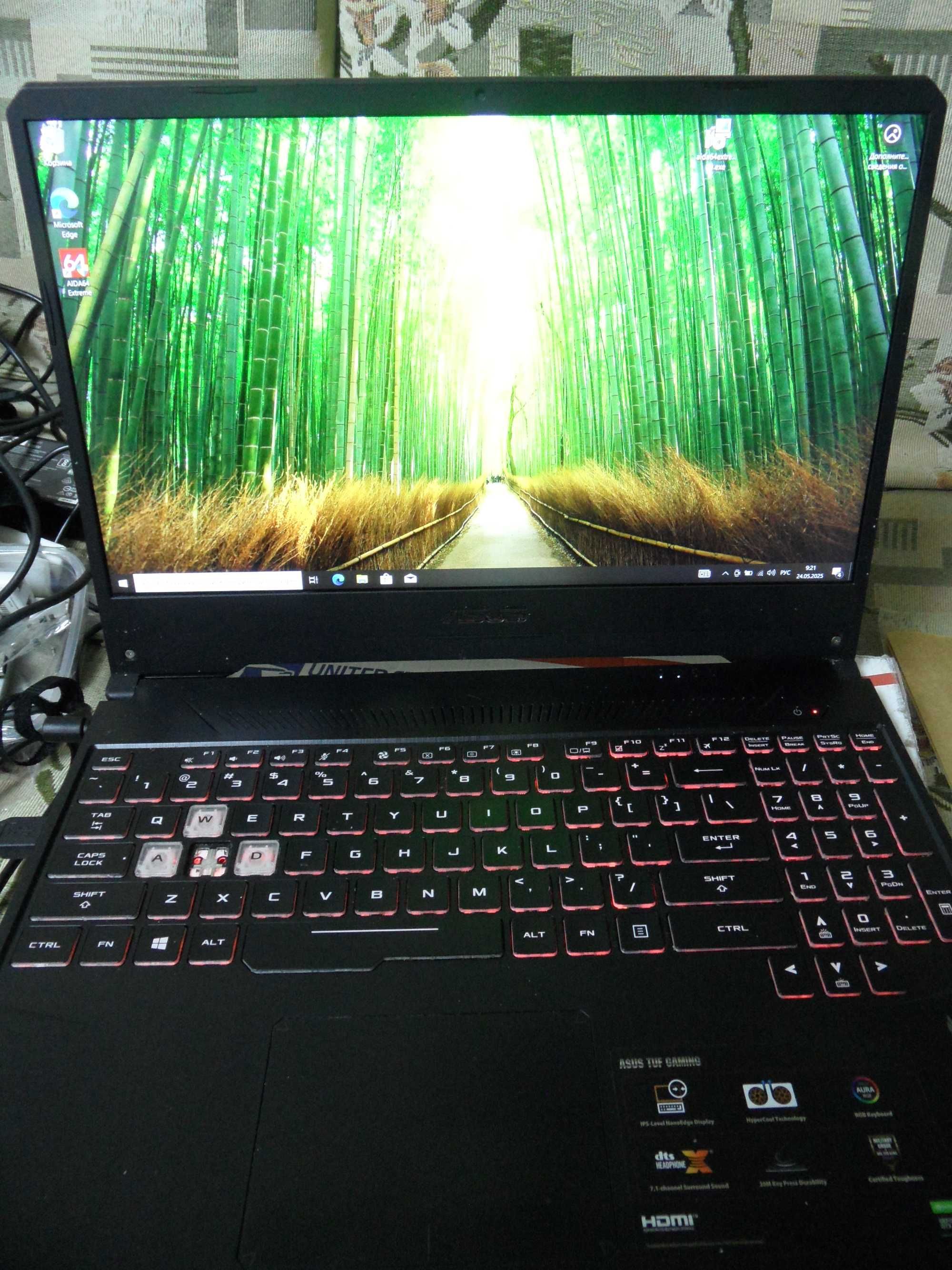 ASUS TUF FX505GT i5-9300H  8GB  512GB  1920x1080  GTX 1650 4Gb