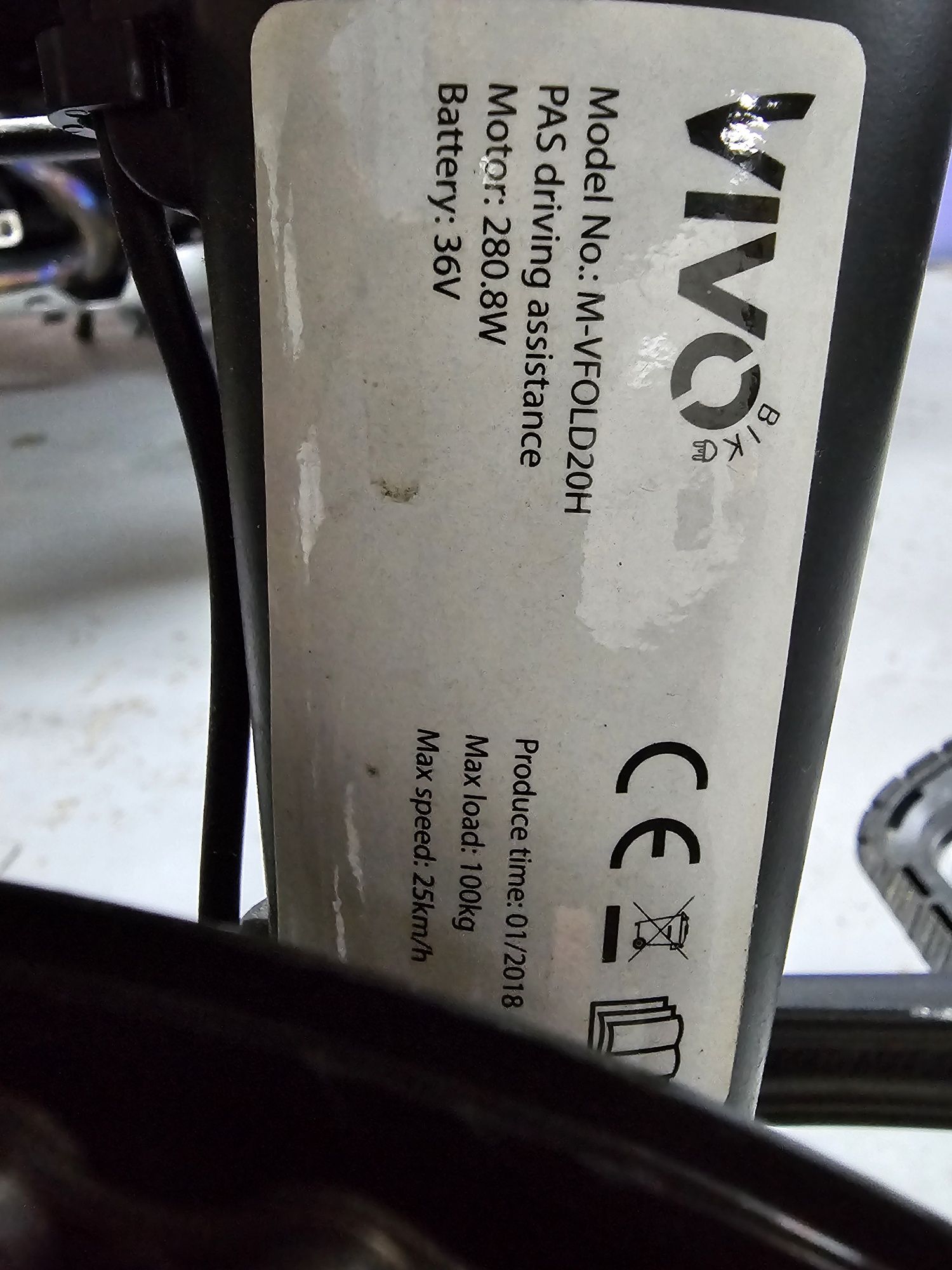 Bicicleta elétrica roda 20