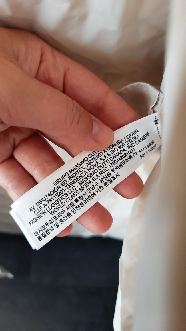 Kamizelka Massimo Dutti L z kapturem długa nowa bez metki