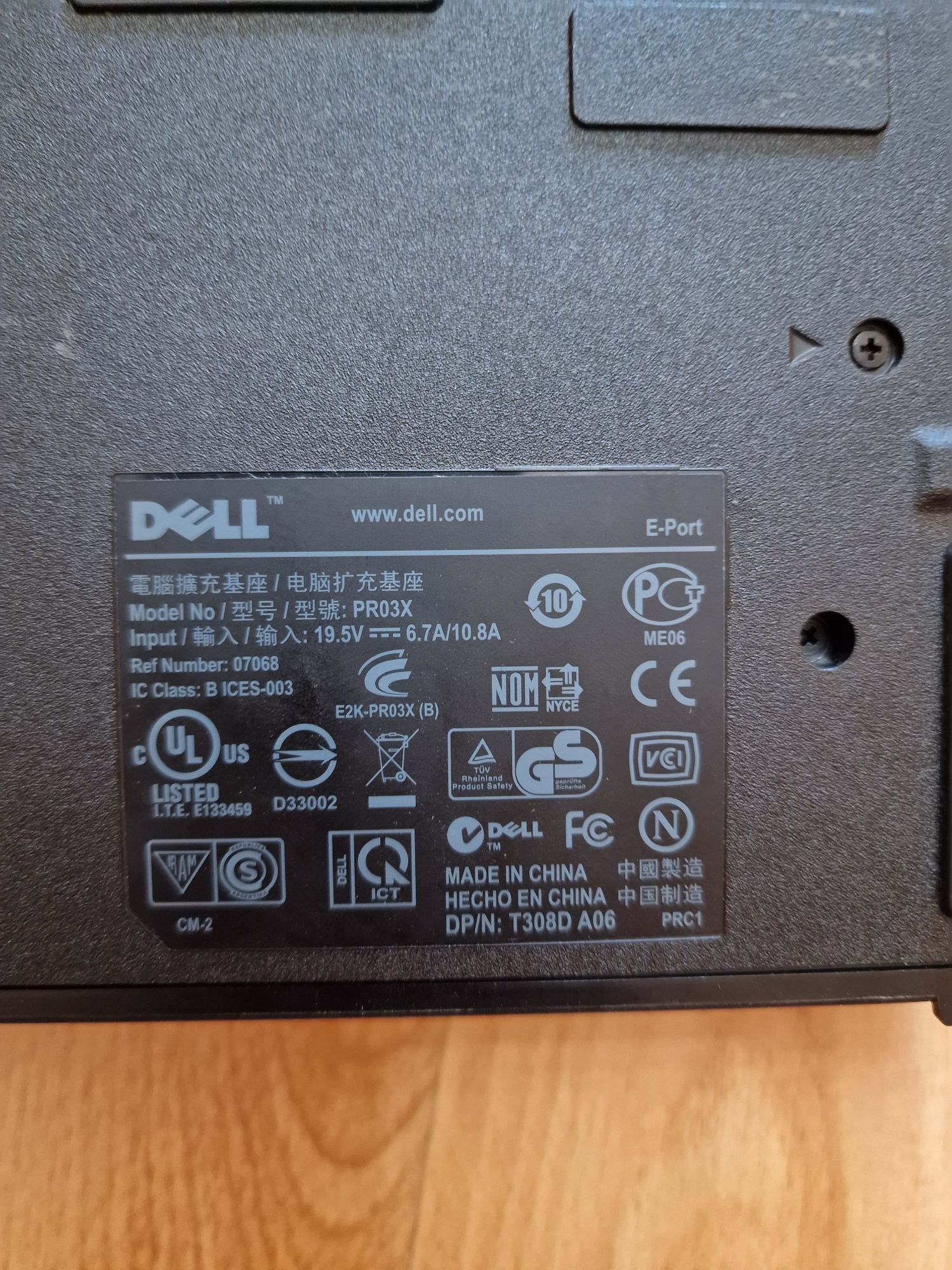Stacja dokująca DELL Latitude Precision E-Dock T308D A06 E-Port PR03X