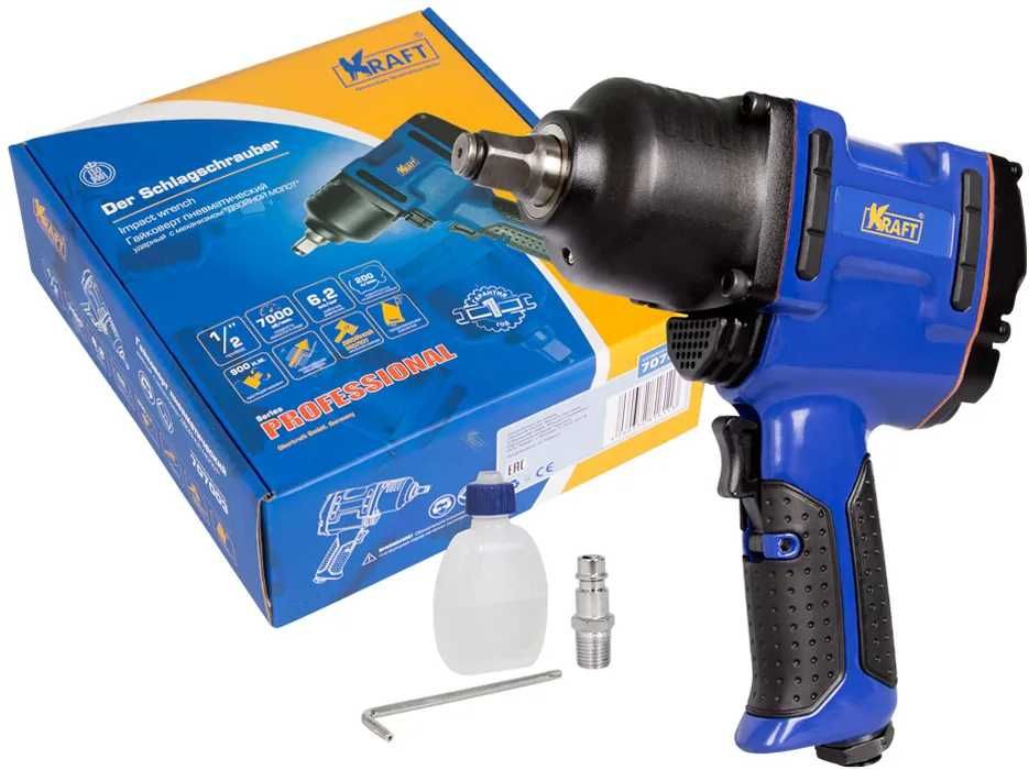 Гайковерт пневматичний ударний Kraft 1/2" 330 Нм