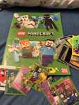 Naklejki do Albumu Lego Minecraft Tryb Przygody Nowe