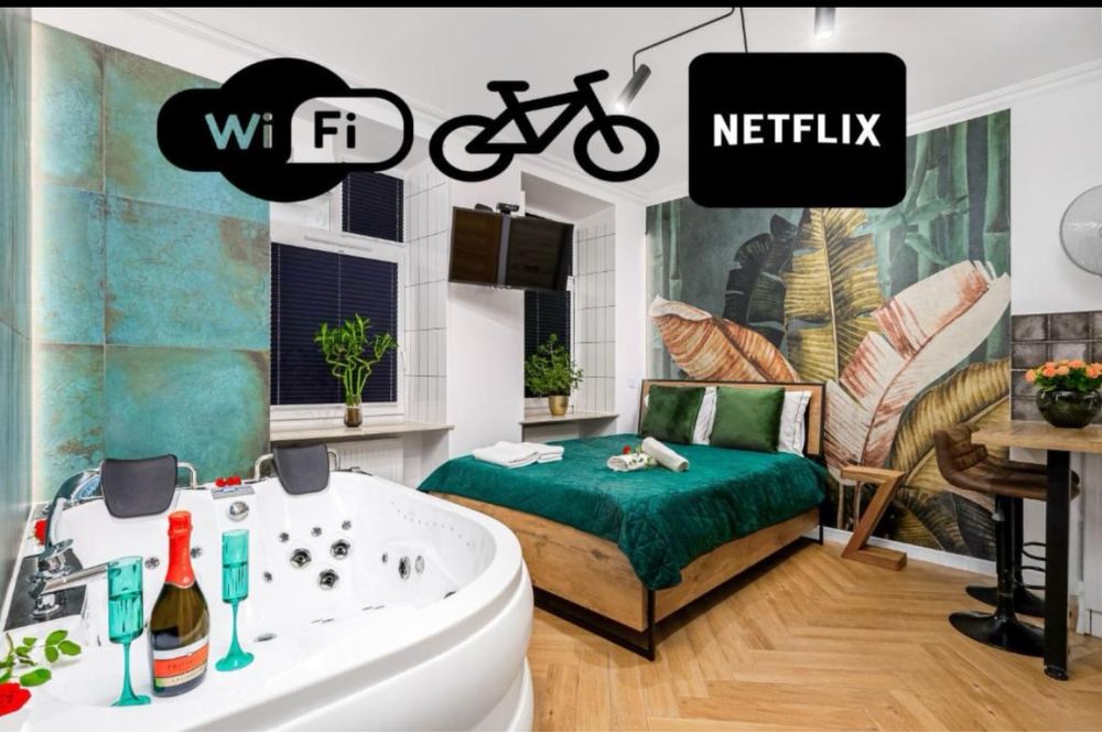 Apartament z jacuzzi na wyłączność.