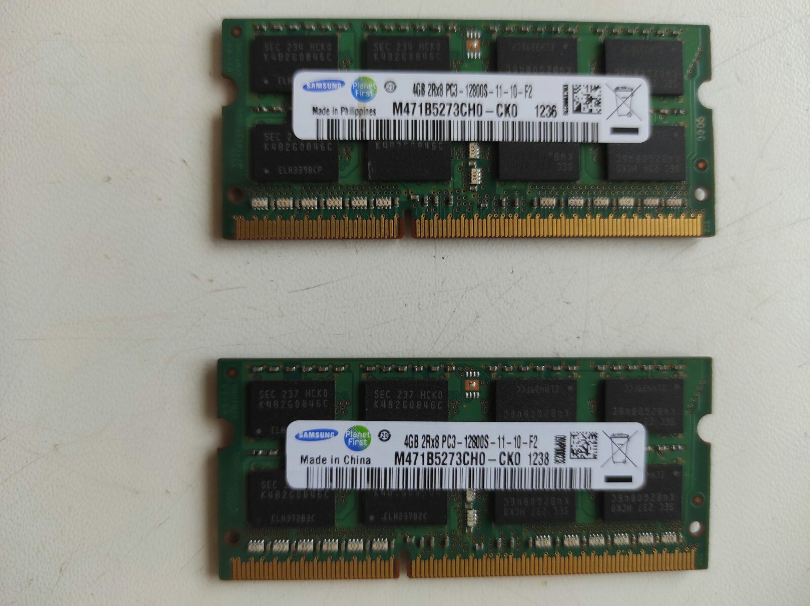 Оперативная память:б/у
Samsung 4GB 2R*8 PC3 12800S-11-10-F2