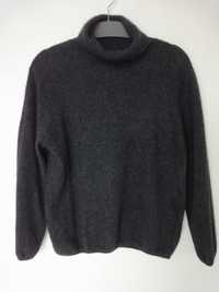 Marengo damski sweter golf - kaszmir 100% YORN L/XL