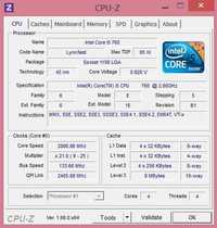 Procesor Intel i5 760 x4 rdzenie LGA1156