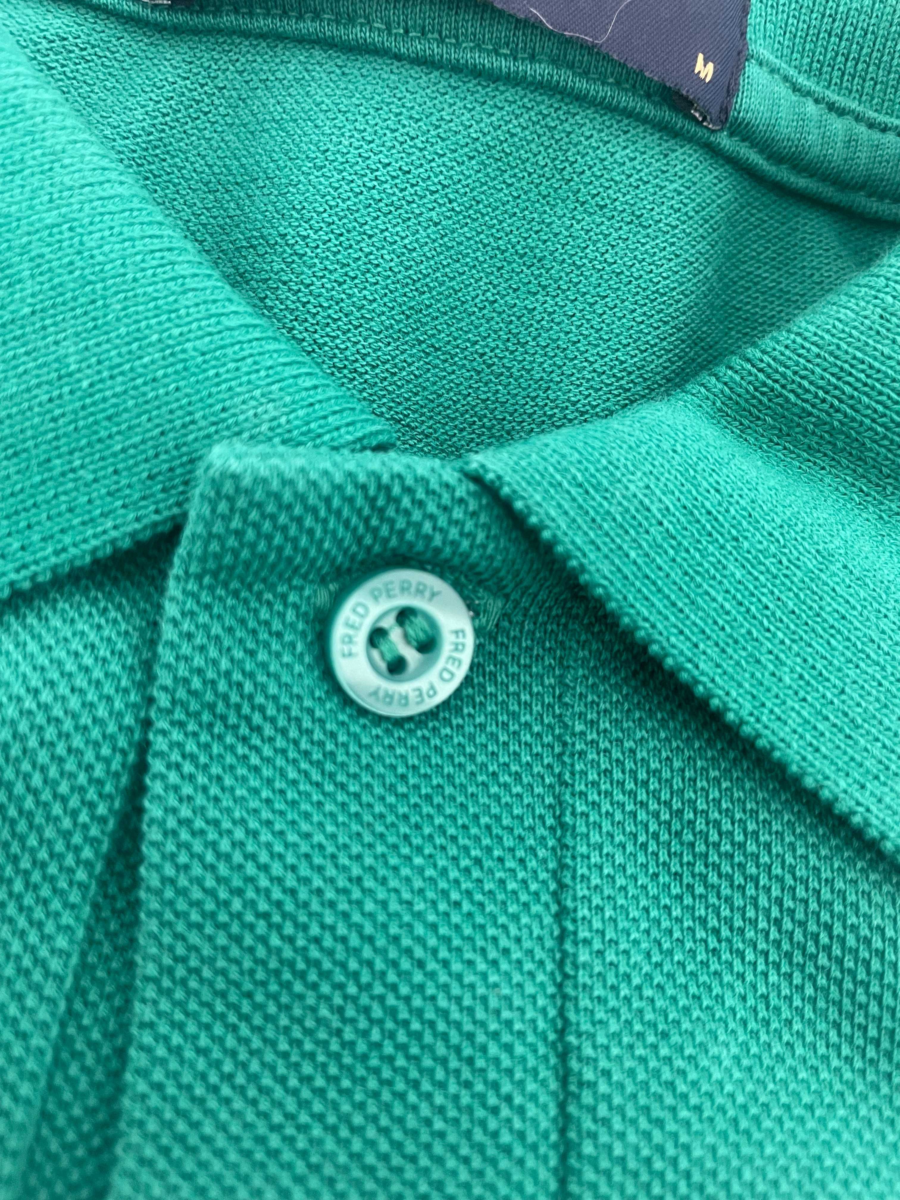 Polo Fred Perry 'Twin Tipped Fred Perry Shirt' M3600 Verde Branco