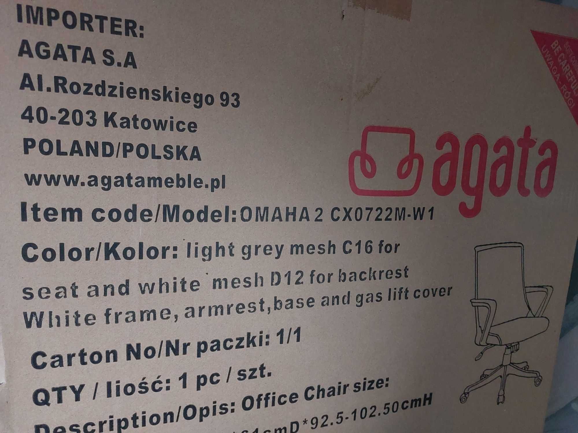 Krzesło biurowe Agata Meble Omaha