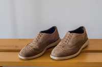 Sapato Massimo Dutti Croute Brogue Areia - Tamanho 41