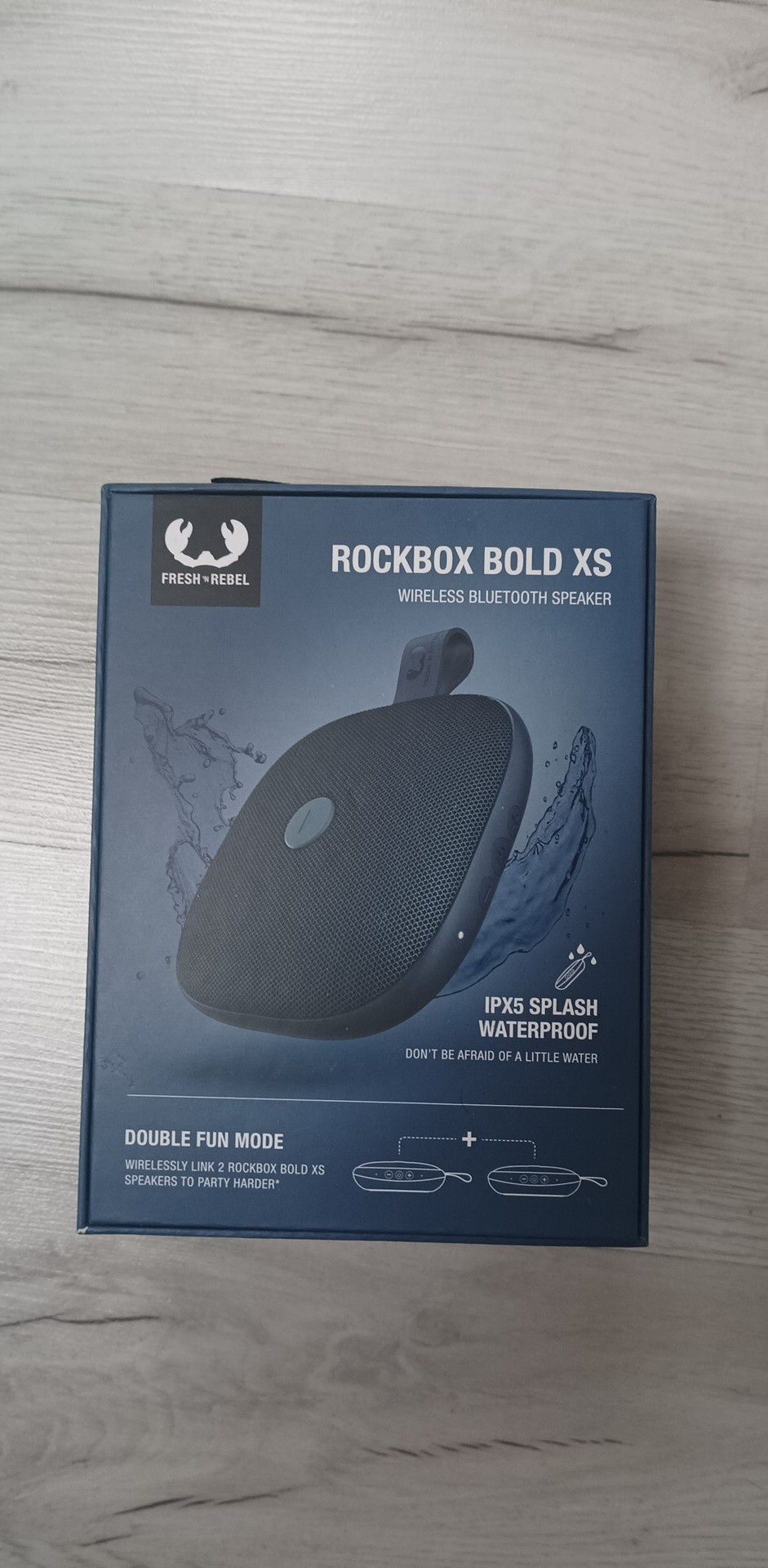 Głośnik bezprzewodowy rockbox bold XS niebieski
