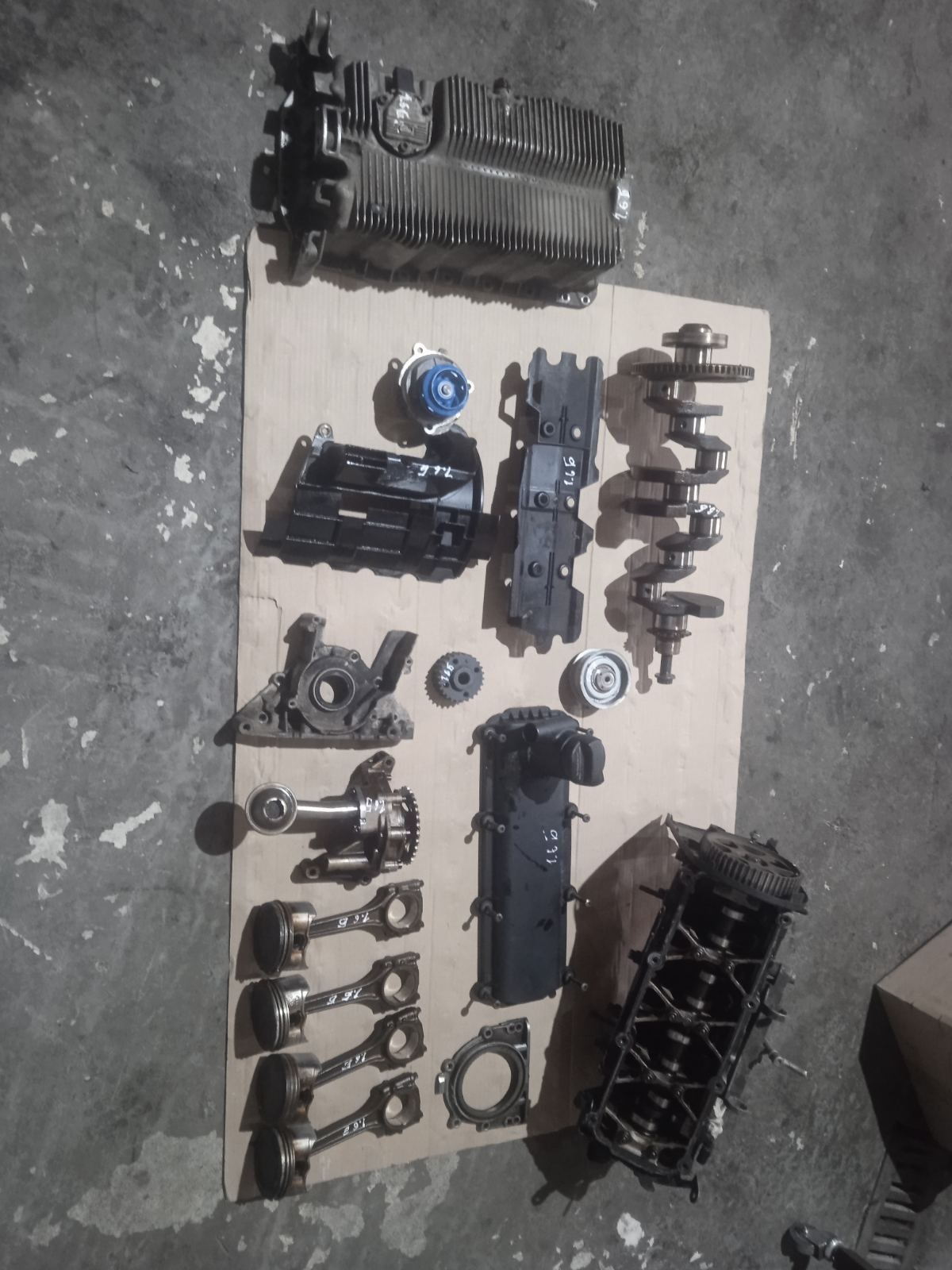 ГБЦ 1.6 mpi, головка vw caddy BSE,BSF, разборка,сто
