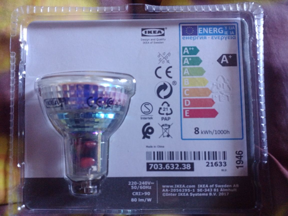 Lâmpada IKEA ledare Led