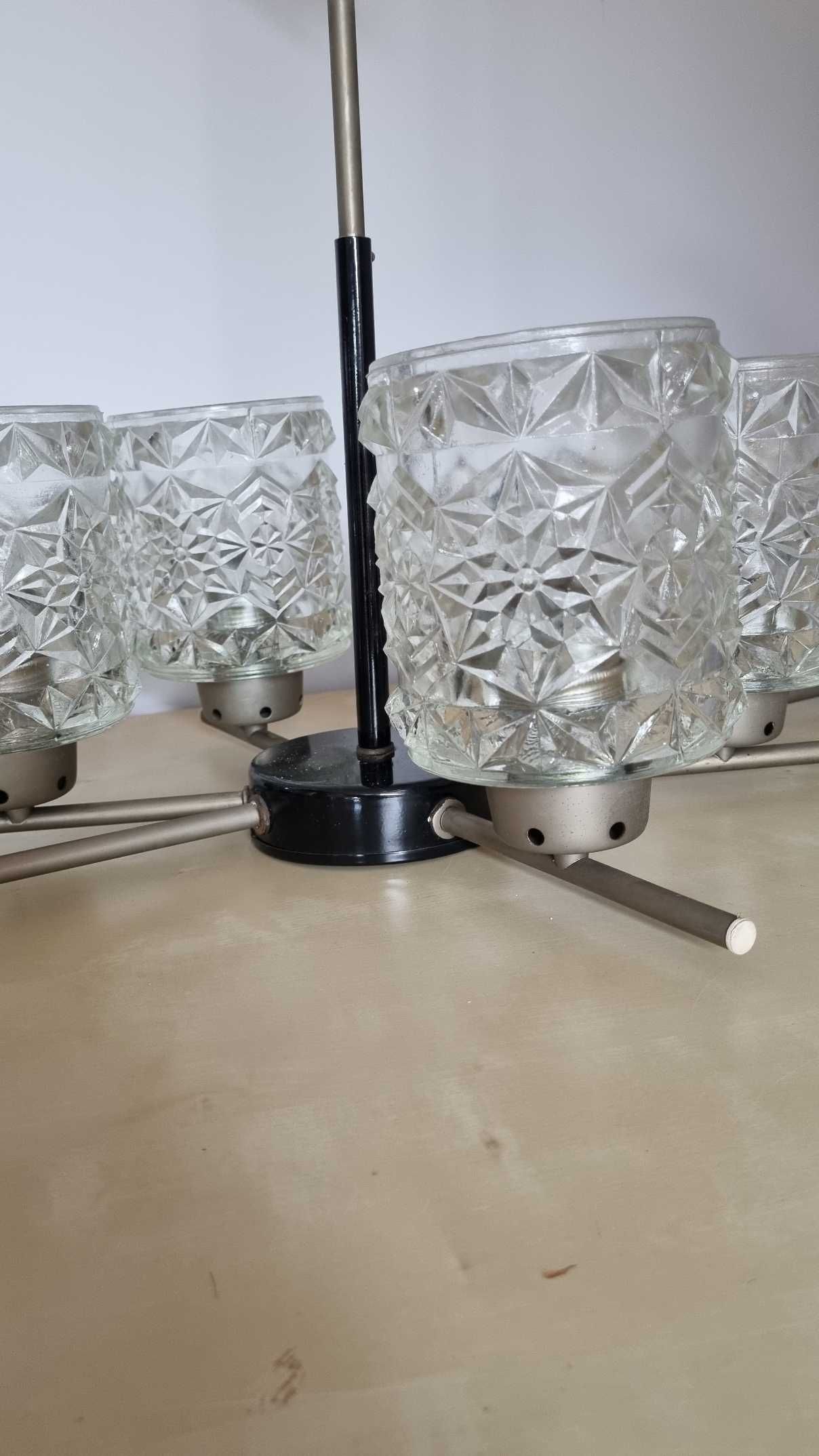 Żyrandol Lampa Meos Design PRL Lata 60