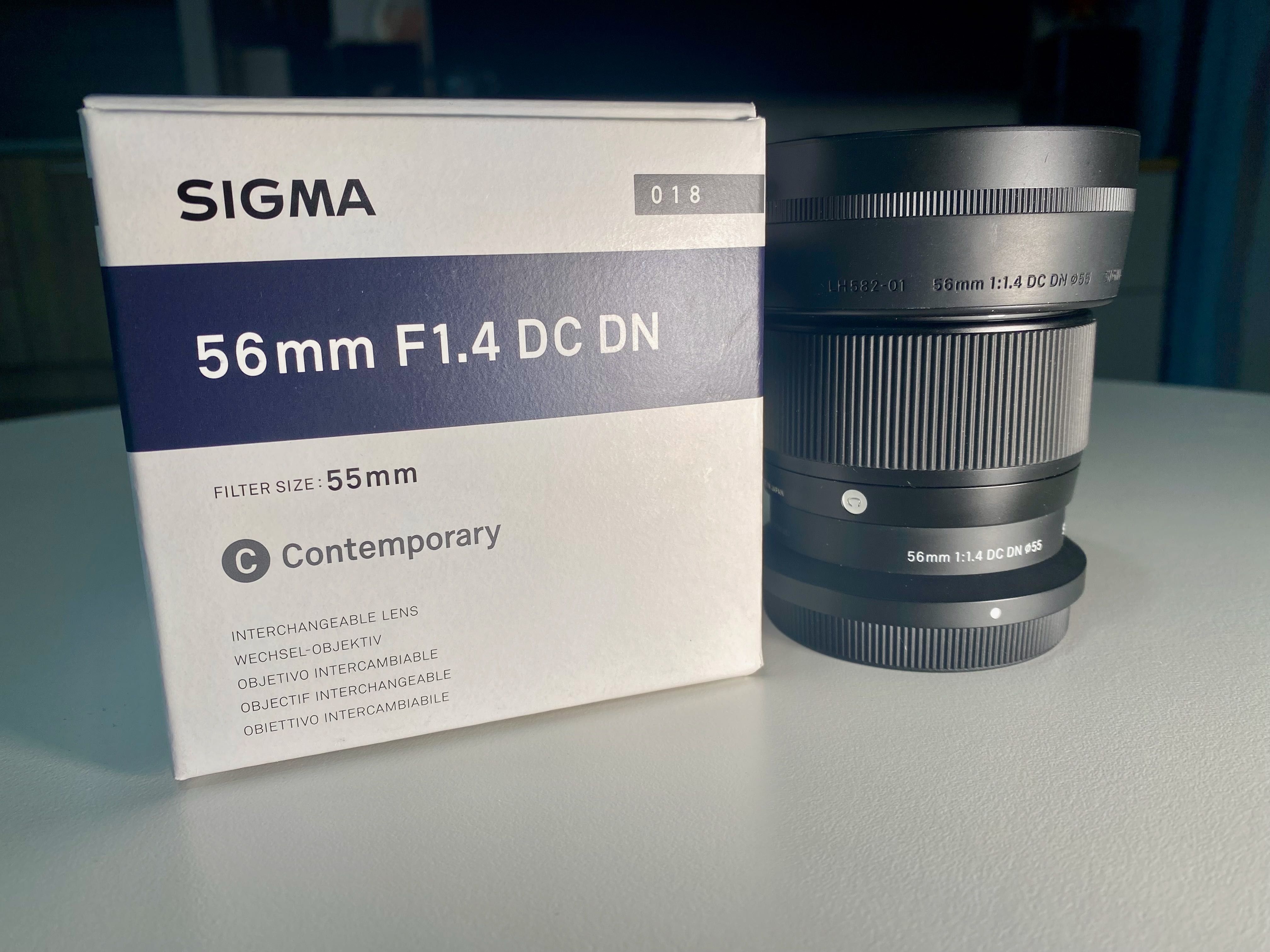 SIGMA 56 mm F1.4 DC DN I Contemporary Nikon Z - Stan idealny