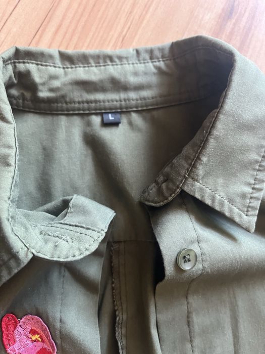 Khaki zielona koszula storczyk rozmiar L