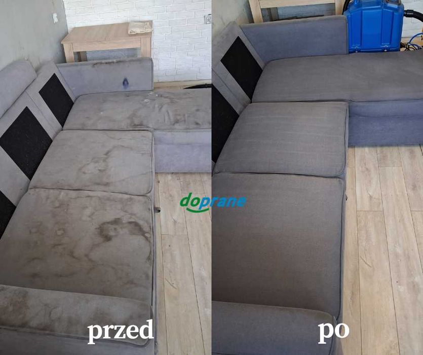 Pranie, czyszczenie tapicerki meblowej i wykładzin oraz  ozonowanie