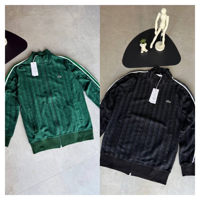 Кофта олімпійська зипка Lacoste Monogram  розмір  XS-XL