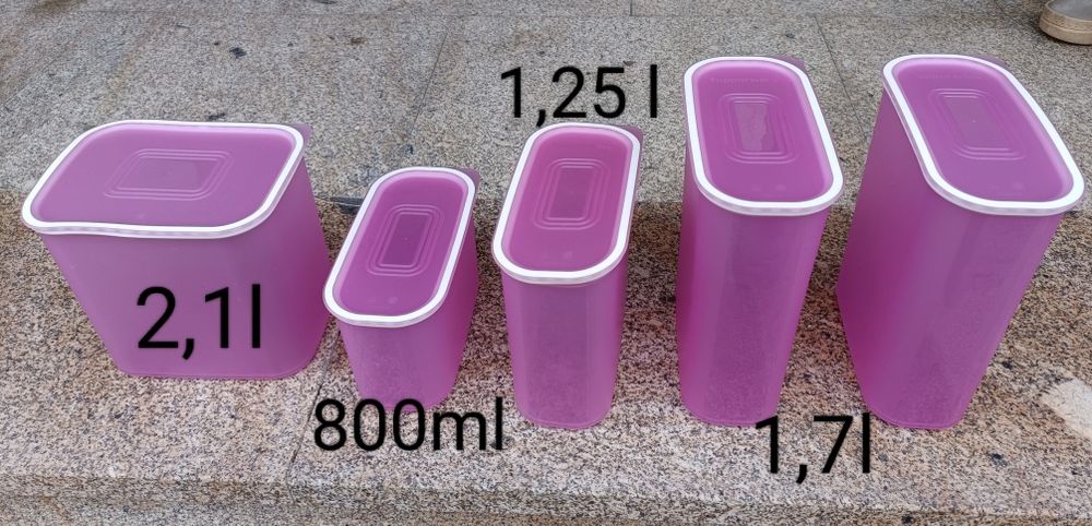Caixas Tupperware