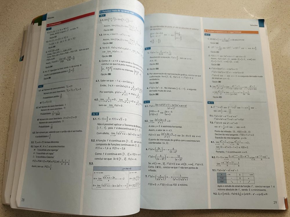 Caderno prático e de autoavaliação Matemática A “NOVO ESPAÇO” 12.º ano