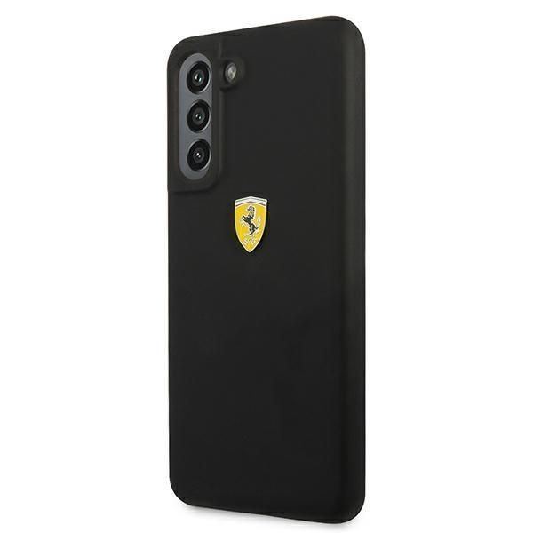 Ferrari Hardcase Fessihcs21Fbk S21 Fe G990 Czarny/Black Silicone