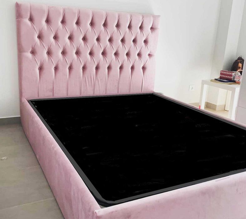 Cama estofada, várias cores NOVO- FABRICA