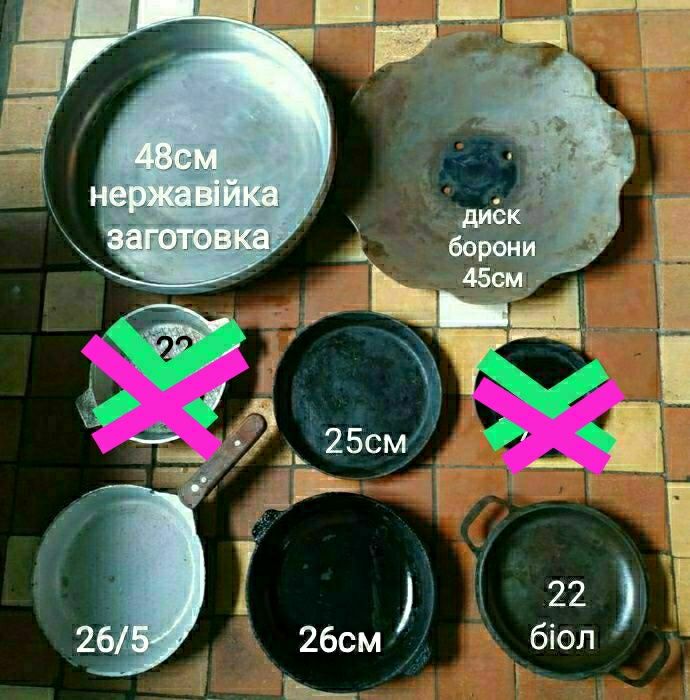 Сковорідки пательня,протвінь деко посуд сковорода чугун чавун