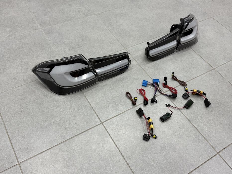 Задні ліхтарі SMOKE G30 Style для BMW 3 series F30 2012-2018