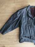 Kurtka skórzana 100% #vintage z paskiem