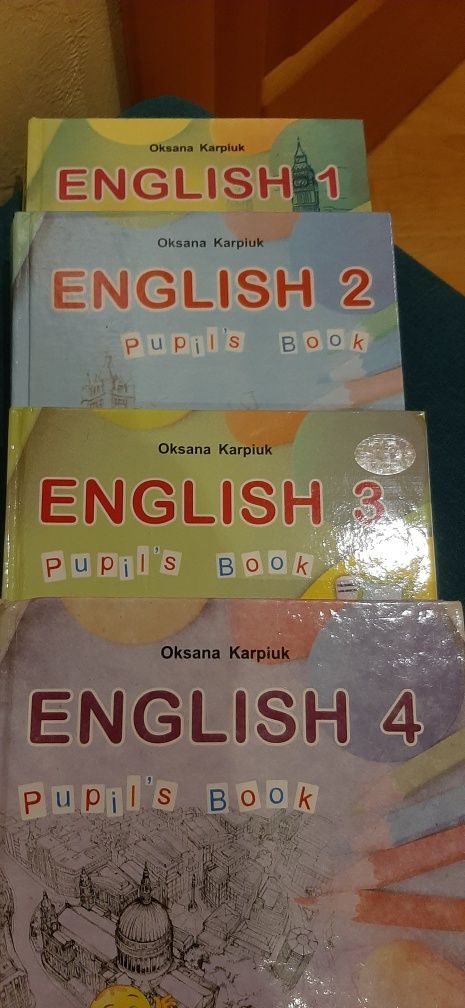 Підручники з Англійської мови 1,2,3,4клас