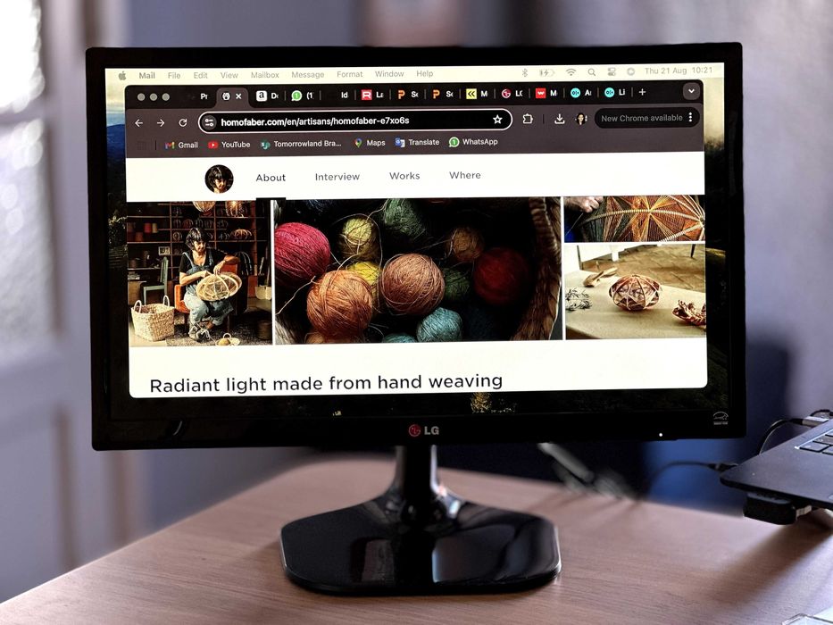 Monitor LG de 24 polegadas